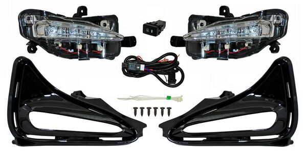 FARO NIEBLA COROLLA 17-19 LE LEDS C/PARRILLA JGO 352 28610 780.08