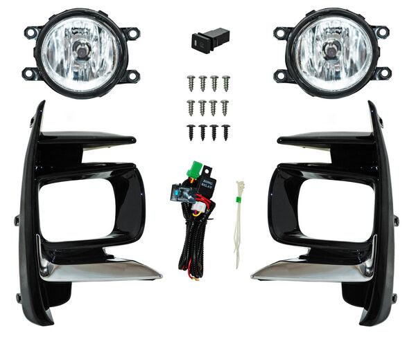 FARO NIEBLA SIENNA 18-20 C/PARRILLA FILO CROM JGO 352