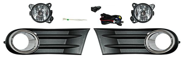 FARO NIEBLA GOL 08-12/ SAVEIRO 10-13 C/PARRILLA FILO CROM JGO 352 287 580.08